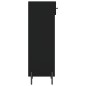 vidaXL Scarpiera Nera 30x35x105 cm in Legno Multistrato vidaXL Scarpiera Nera 30x35x105 cm in Legno Multistrato