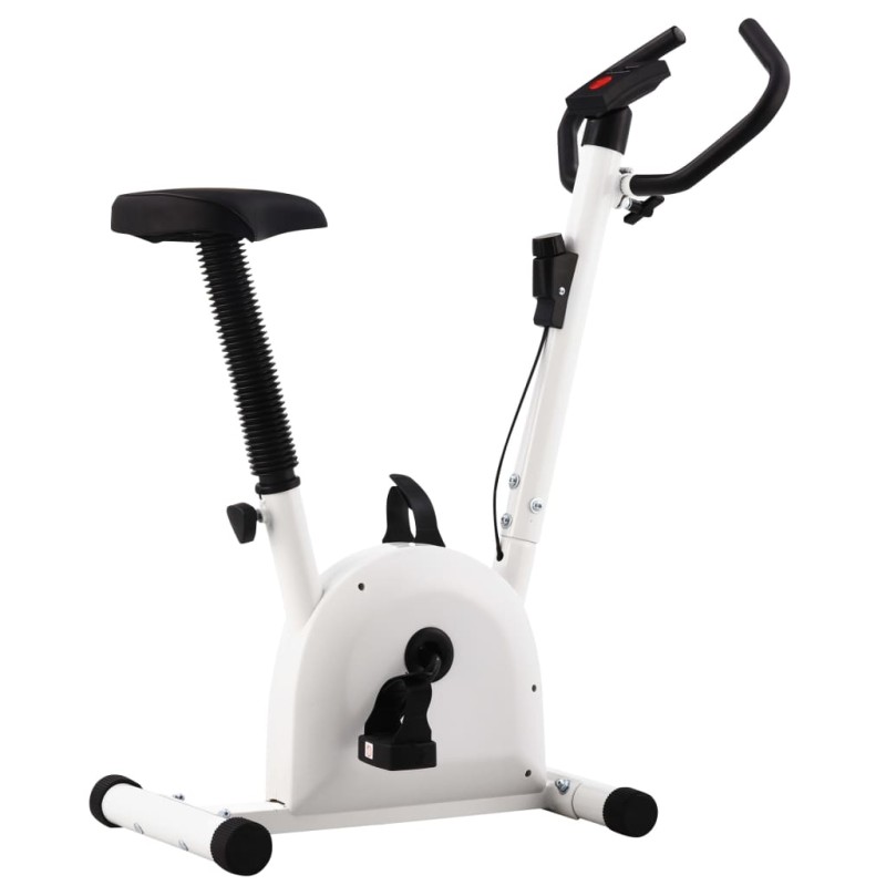 vidaXL Cyclette Ellittica con Cinghia di Resistenza Bianca vidaXL Cyclette Ellittica con Cinghia di Resistenza Bianca