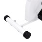 vidaXL Cyclette Ellittica con Cinghia di Resistenza Bianca vidaXL Cyclette Ellittica con Cinghia di Resistenza Bianca