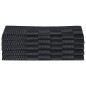 vidaXL Set Strofinacci 20 pz in Cotone Nero e Grigio