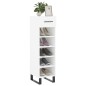 vidaXL Scarpiera Bianca 30x35x105 cm in Legno Multistrato vidaXL Scarpiera Bianca 30x35x105 cm in Legno Multistrato