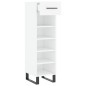 vidaXL Scarpiera Bianca 30x35x105 cm in Legno Multistrato vidaXL Scarpiera Bianca 30x35x105 cm in Legno Multistrato