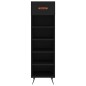 vidaXL Scarpiera Nera 30x35x105 cm in Legno Multistrato vidaXL Scarpiera Nera 30x35x105 cm in Legno Multistrato