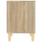 Comodino Rovere Sonoma 40x35x50 cm