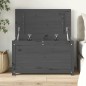vidaXL Contenitore Portaoggetti Grigio 80x40x45,5cm Massello di Pino vidaXL Contenitore Portaoggetti Grigio 80x40x45,5cm Massello di Pino