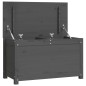 vidaXL Contenitore Portaoggetti Grigio 80x40x45,5cm Massello di Pino vidaXL Contenitore Portaoggetti Grigio 80x40x45,5cm Massello di Pino