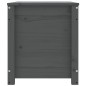 vidaXL Contenitore Portaoggetti Grigio 80x40x45,5cm Massello di Pino vidaXL Contenitore Portaoggetti Grigio 80x40x45,5cm Massello di Pino