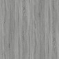 Comodino Grigio Sonoma 50x46x50 cm in Legno Multistrato