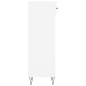 vidaXL Scarpiera Bianco Lucido 30x35x105 cm in Legno Multistrato vidaXL Scarpiera Bianco Lucido 30x35x105 cm in Legno Multistrato