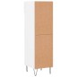 vidaXL Scarpiera Bianco Lucido 30x35x105 cm in Legno Multistrato vidaXL Scarpiera Bianco Lucido 30x35x105 cm in Legno Multistrato