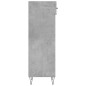 vidaXL Scarpiera Grigio Cemento 30x35x105 cm in Legno Multistrato vidaXL Scarpiera Grigio Cemento 30x35x105 cm in Legno Multistrato