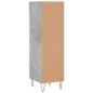 vidaXL Scarpiera Grigio Cemento 30x35x105 cm in Legno Multistrato vidaXL Scarpiera Grigio Cemento 30x35x105 cm in Legno Multistrato