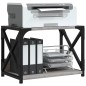 vidaXL Supporto Stampante 2 Piani Grigio Sonoma 44x26x31,5 Multistrato vidaXL Supporto Stampante 2 Piani Grigio Sonoma 44x26x31,5 Multistrato