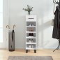 vidaXL Scarpiera Bianco Lucido 30x35x105 cm in Legno Multistrato vidaXL Scarpiera Bianco Lucido 30x35x105 cm in Legno Multistrato