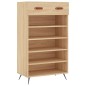 vidaXL Scarpiera Rovere Sonoma 60x35x105 cm in Legno Multistrato vidaXL Scarpiera Rovere Sonoma 60x35x105 cm in Legno Multistrato