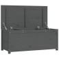vidaXL Contenitore Portaoggetti Grigio 110x50x45,5cm Massello di Pino vidaXL Contenitore Portaoggetti Grigio 110x50x45,5cm Massello di Pino