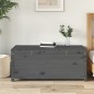 vidaXL Contenitore Portaoggetti Grigio 110x50x45,5cm Massello di Pino vidaXL Contenitore Portaoggetti Grigio 110x50x45,5cm Massello di Pino