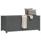 vidaXL Contenitore Portaoggetti Grigio 110x50x45,5cm Massello di Pino vidaXL Contenitore Portaoggetti Grigio 110x50x45,5cm Massello di Pino