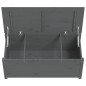 vidaXL Contenitore Portaoggetti Grigio 110x50x45,5cm Massello di Pino vidaXL Contenitore Portaoggetti Grigio 110x50x45,5cm Massello di Pino