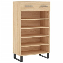 vidaXL Scarpiera Rovere Sonoma 60x35x105 cm in Legno Multistrato