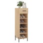 vidaXL Scarpiera Rovere Sonoma 30x35x105 cm in Legno Multistrato vidaXL Scarpiera Rovere Sonoma 30x35x105 cm in Legno Multistrato