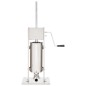 vidaXL Insaccatrice Manuale Argento 5 L in Acciaio Inossidabile vidaXL Insaccatrice Manuale Argento 5 L in Acciaio Inossidabile