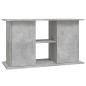 vidaXL Supporto Acquario 101x41x58 cm Legno Multistrato Grigio Cemento