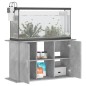 vidaXL Supporto Acquario 101x41x58 cm Legno Multistrato Grigio Cemento