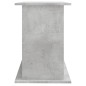 vidaXL Supporto Acquario 101x41x58 cm Legno Multistrato Grigio Cemento