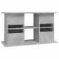 vidaXL Supporto Acquario 101x41x58 cm Legno Multistrato Grigio Cemento