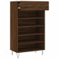vidaXL Scarpiera Rovere Marrone 60x35x105 cm in Legno Multistrato vidaXL Scarpiera Rovere Marrone 60x35x105 cm in Legno Multistrato