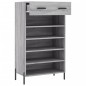 vidaXL Scarpiera Grigio Sonoma 60x35x105 cm in Legno Multistrato