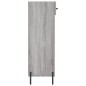 vidaXL Scarpiera Grigio Sonoma 60x35x105 cm in Legno Multistrato