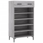 vidaXL Scarpiera Grigio Sonoma 60x35x105 cm in Legno Multistrato vidaXL Scarpiera Grigio Sonoma 60x35x105 cm in Legno Multistrato