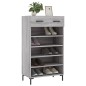 vidaXL Scarpiera Grigio Sonoma 60x35x105 cm in Legno Multistrato vidaXL Scarpiera Grigio Sonoma 60x35x105 cm in Legno Multistrato