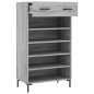 vidaXL Scarpiera Grigio Sonoma 60x35x105 cm in Legno Multistrato vidaXL Scarpiera Grigio Sonoma 60x35x105 cm in Legno Multistrato