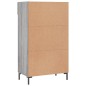 vidaXL Scarpiera Grigio Sonoma 60x35x105 cm in Legno Multistrato vidaXL Scarpiera Grigio Sonoma 60x35x105 cm in Legno Multistrato
