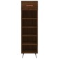 vidaXL Scarpiera Rovere Marrone 30x35x105 cm in Legno Multistrato vidaXL Scarpiera Rovere Marrone 30x35x105 cm in Legno Multistrato