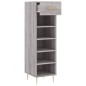 vidaXL Scarpiera Grigio Sonoma 30x35x105 cm in Legno Multistrato vidaXL Scarpiera Grigio Sonoma 30x35x105 cm in Legno Multistrato