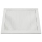 vidaXL Ante a Lamelle 4 pz in Massello di Pino Bianche 39,5x39,4 cm vidaXL Ante a Lamelle 4 pz in Massello di Pino Bianche 39,5x39,4 cm