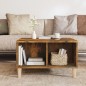 Tavolino da Salotto Rovere Fumo 60x50x36,5 cm Legno Multistrato Tavolino da Salotto Rovere Fumo 60x50x36,5 cm Legno Multistrato