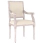 vidaXL Poltrona Beige 54x59x99 cm Lino