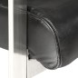 vidaXL Poltrona a Pozzetto Nera 60x73x77 cm in Vera Pelle vidaXL Poltrona a Pozzetto Nera 60x73x77 cm in Vera Pelle