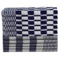 vidaXL Set Strofinacci 50 pz in Cotone Blu e Bianco vidaXL Set Strofinacci 50 pz in Cotone Blu e Bianco