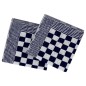 vidaXL Set Strofinacci 50 pz in Cotone Blu e Bianco vidaXL Set Strofinacci 50 pz in Cotone Blu e Bianco