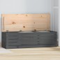 vidaXL Contenitore Portaoggetti Grigio 109x36,5x33cm Massello di Pino vidaXL Contenitore Portaoggetti Grigio 109x36,5x33cm Massello di Pino