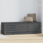 vidaXL Contenitore Portaoggetti Grigio 109x36,5x33cm Massello di Pino vidaXL Contenitore Portaoggetti Grigio 109x36,5x33cm Massello di Pino