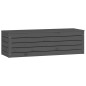 vidaXL Contenitore Portaoggetti Grigio 109x36,5x33cm Massello di Pino vidaXL Contenitore Portaoggetti Grigio 109x36,5x33cm Massello di Pino