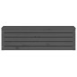 vidaXL Contenitore Portaoggetti Grigio 109x36,5x33cm Massello di Pino vidaXL Contenitore Portaoggetti Grigio 109x36,5x33cm Massello di Pino