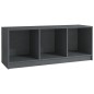 Mobile Porta TV Grigio 104x33x41 cm in Legno Massello di Pino Mobile Porta TV Grigio 104x33x41 cm in Legno Massello di Pino